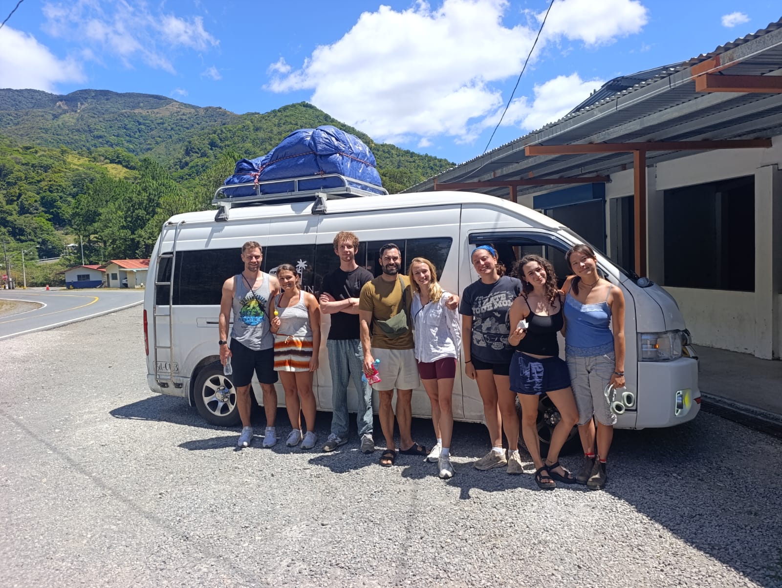 Viajeros en las montañas de Panamá